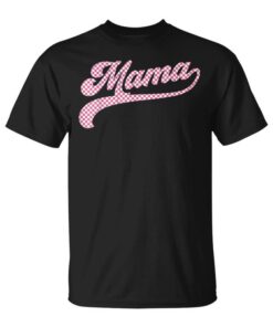 Mother's Day Mom Best Mom Ever Retro Groovy Mama Plaid Unisex T-Shirt