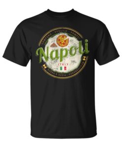 Naples Italy Conesubio Y Pizzaintage Souvenir Unisex T-Shirt