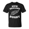 New Zealand Flag Kiwis Rugby Team Unisex T-Shirt