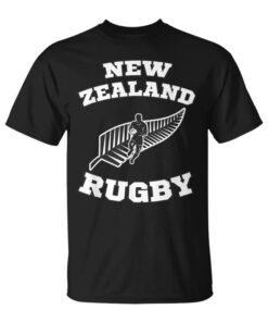 New Zealand Flag Kiwis Rugby Team Unisex T-Shirt
