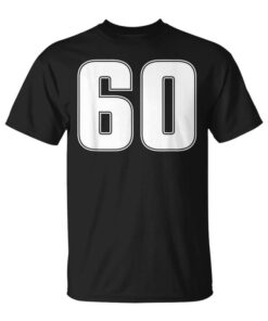 Number 60 Sesita Years Sports Team Jersey 60 Unisex T-Shirt