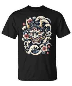 Oni Mask Japanese Demon Unisex T-Shirt