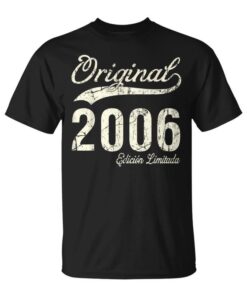 Original 2006 Limited Edition Birthday 18 Years Old T-Shirt Unisex T-Shirt