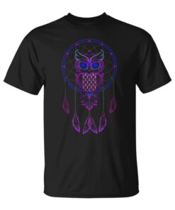 Owl Dreamcatcher Xxl Bird With Feathers Dreamcatcher Owls Unisex T-Shirt