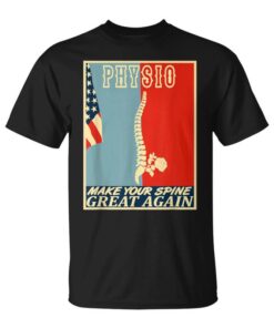 Physio Physical Therapy Spine Humor Funny Skeleton Gift Unisex T-Shirt