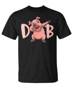 Pig Dabbing Dancing Piggy Graphic Shirt Unisex T-Shirt