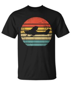 Pilot Aviation Aircraft Retro Vintage Aviator Plane Unisex T-Shirt