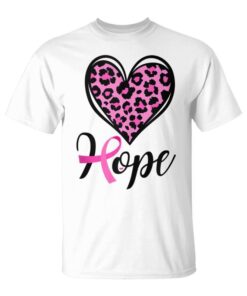 Pink Ribbon Hope Pink Leopard Heart October Love Sleeveless Unisex T-Shirt