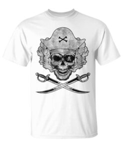 Pirate Swords For Children Or Adults With Skull Unisex T-Shirt