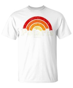 Polaris Montana Mtintage 70S Retro Rainbow Design Unisex T-Shirt