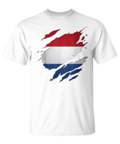 Proud Dutch Shirts Netherlands Torn Holland Flag Unisex T-Shirt
