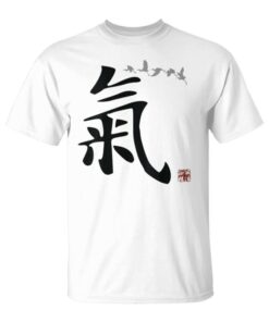 Qi Energy Chi O Ki Chinese Calligraphy Character Design Unisex T-Shirt