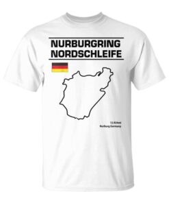 Racing Fan Nurburgring Nordschleife Track Outline Unisex T-Shirt
