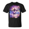 Rainbow Laser Sloth On Flame Unicorn Eating Taco Unisex T-Shirt