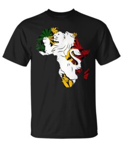 Rasta Rastafari Mens Flag Design Unisex T-Shirt