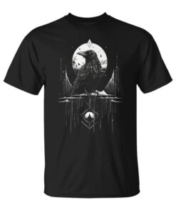 Raven Crow Dark Bird Witchcraft Omens Unisex T-Shirt