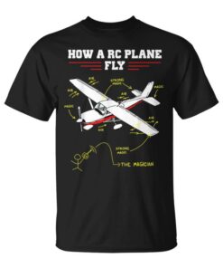 Rc Plane Airplane Model Airplane Funny Diagram Art Unisex T-Shirt