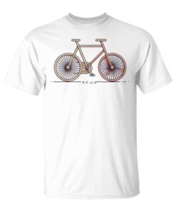 Retro And Minimalist Design Bicycle Unisex T-Shirt