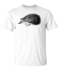 Retrointage Hedgehog Animal Sleeveless Unisex T-Shirt