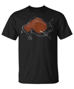 Rock Painting of a Lascaux Stone Age Buffalo Unisex T-Shirt