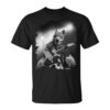 Rockstar Wolf Playing Rock Guitar Funny Unisex T-Shirt