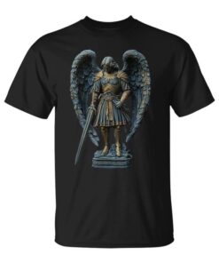 Saint Michael the Archangel In Full Armor With Sword Unisex T-Shirt