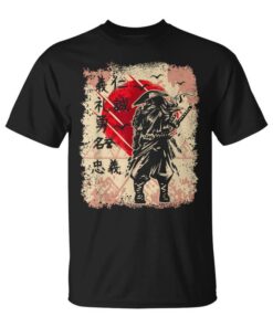 Samurai Japanese Warrior Code Bushido & Swordsmanintage Unisex T-Shirt