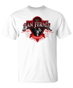 San Fermín Pamplona Sanfermines Running of the Bulls Navarra Neck Unisex T-Shirt