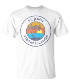 San Juan Virgin Islands Usviintage Sunset Distressed Unisex T-Shirt