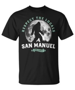 San Manuel Arizona Bigfoot Night Walk Retro Moon Unisex T-Shirt