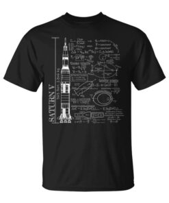 Saturn Saturn 5 Rocket Science Equations Unisex T-Shirt