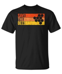 Save The Bees Bumblebee Beekeeper Retro Unisex T-Shirt