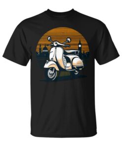 Scooter Italianoespaintage Minimalist Retro Aesthetic Long Sleeve Unisex T-Shirt