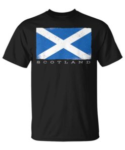 Scotland Flag Grunge Distressed Scottish Design Unisex T-Shirt