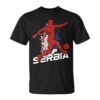 Serbian Football Flag Serbian Soccer Team Serbian Footballer Unisex T-Shirt