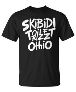 Skibidi Toilet Rizz Ohio Funny Meme Retrointage Birthday Unisex T-Shirt