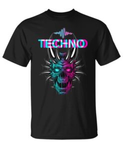 Skull Devil Techno Music Horned Trance Sleeveless Unisex T-Shirt
