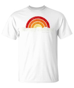Sleepy Hollow New York Ny Retro 70s Retro Rainbow Design Unisex T-Shirt