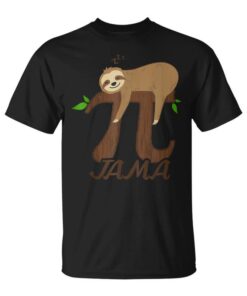 Sloth Pajamas Pi Jama Pajamas 314 Math Symbol Unisex T-Shirt