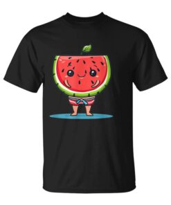 Smiling Melon With Swimsuit For Fruit Lovers Unisex T-Shirt