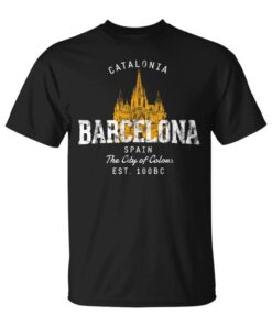 Spainacations Souvenir Barcelona Unisex T-shirt