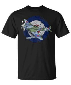 Spitfire Supermarine Ww Ii Historical Fighter Planeintage Unisex T-Shirt
