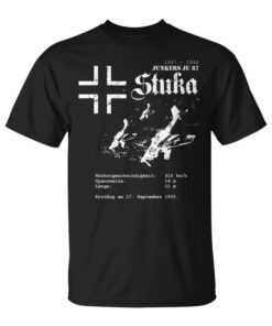 Stuka Wehrmacht Junkers Ju 87 World War 2 German Fighter Unisex T-Shirt