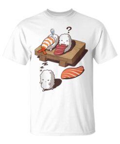 Sushi Funny Walking To Sleep Japanese Food Unisex T-Shirt