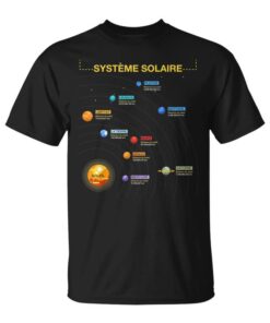 Système Solaire Cadeau Chemise Pour Geeks De L'espace Unisex T-Shirt