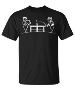 Table Tennis – Stick Figures Ping Pong Paddle Ball Games Unisex T-Shirt