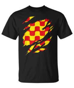 Tarragona Flag And Shield 3D Three-dimensional Effect Unisex T-shirt