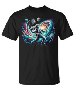 Tennis Astronaut In Space Playing Galaxy Tennis Unisex T-Shirt