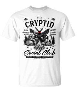 The Cryptid Social Club Bigfoot Mothman Alien Introvert Unisex T-Shirt