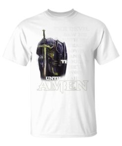 The Devil Broke My Head And Thought He Had Won Until I Said Amen Unisex T-Shirt
